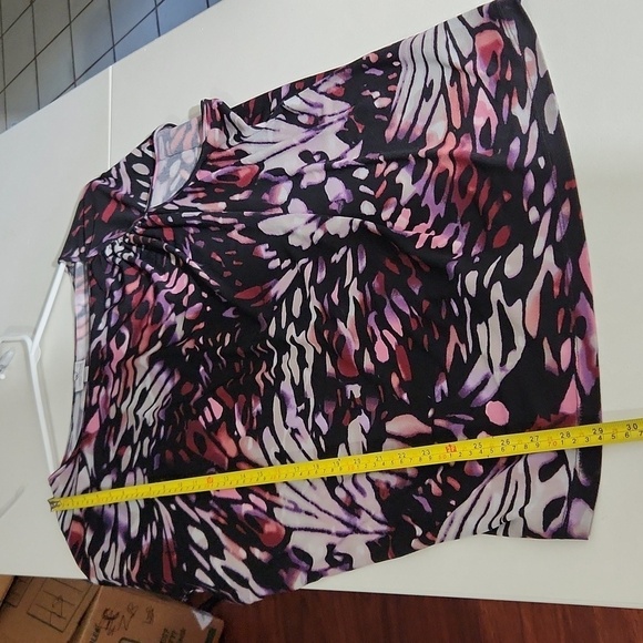 Worthington Shirt Womens Size 1X Butterfly  Blouse - Picture 5 of 6